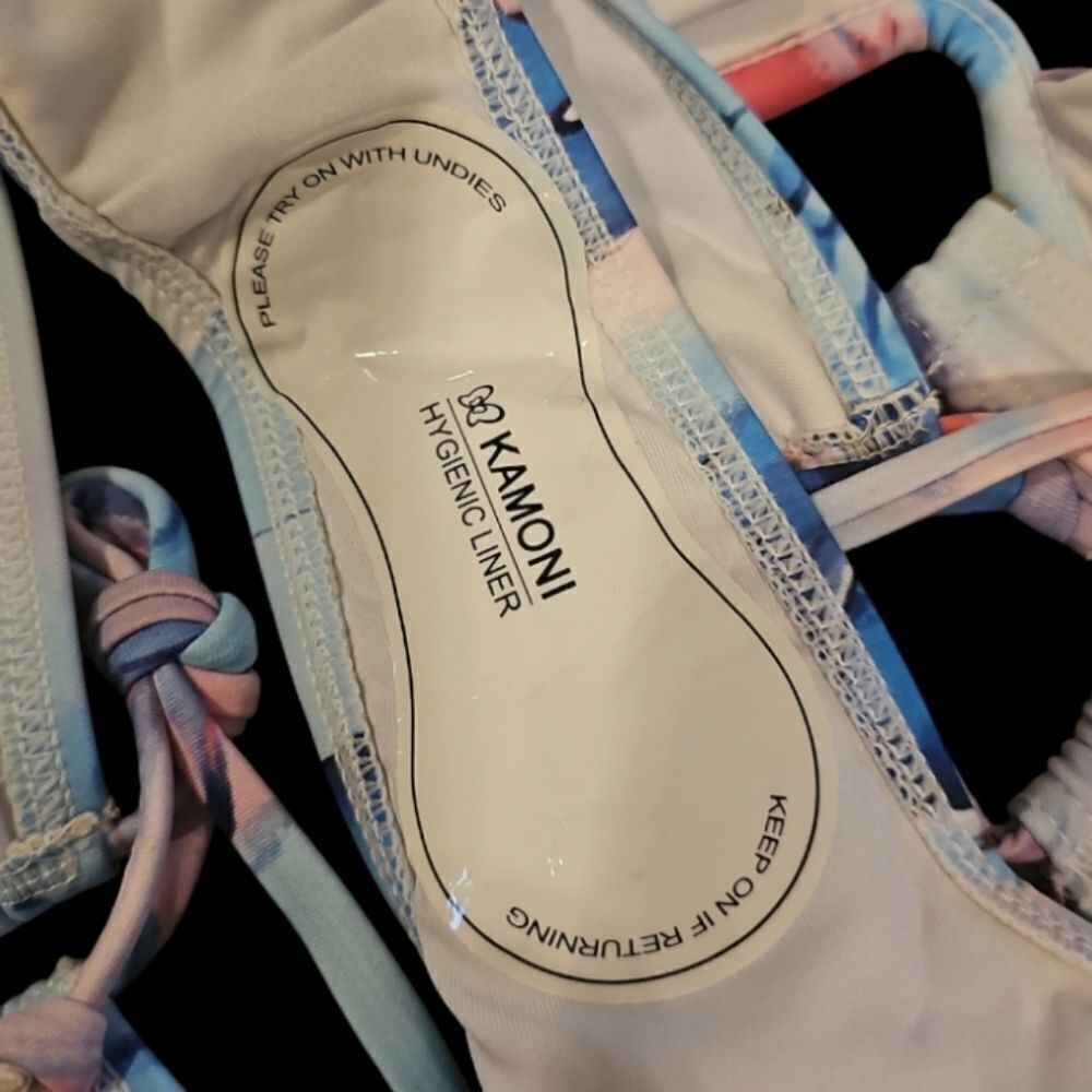 Stylish Multicolor Bikini Set - Picture 5 of 6